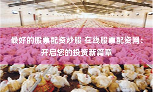 最好的股票配资炒股 在线股票配资网：开启您的投资新篇章